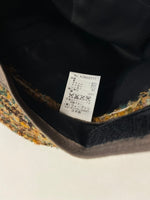 カシラ CA4LA ツイードハット マスタード AOK00777 帽子 レディース帽子 ハット ブラウン 101hat-184