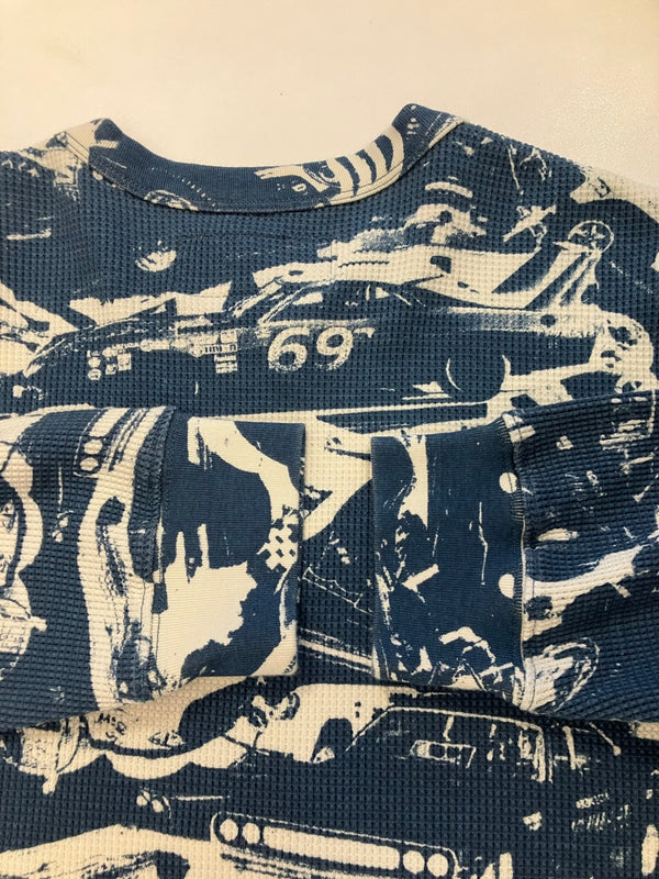 シュプリーム SUPREME 2024AW Hysteric Glamour Cars Thermal ヒステリックグラマーカーズサーマルロングスリーブ ティール ロンT ブルー Mサイズ 101MT-3805