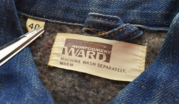 ヴィンテージ Vintage 60s MONTGOMERY WARD モントゴメリーワード 101 3rd型 ブランケット デニムジャケット  40 ジャケット ブルー 103MT-2452