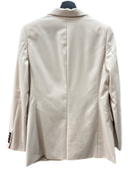 アニュアンス  anuans ウール ブレンド シングルジャケット テーラード フォーマル オフィスカジュアル PINK BEIGE ピンクベージュ  1523501341-0 ジャケット 無地 ベージュ フリーサイズ 104LT-128