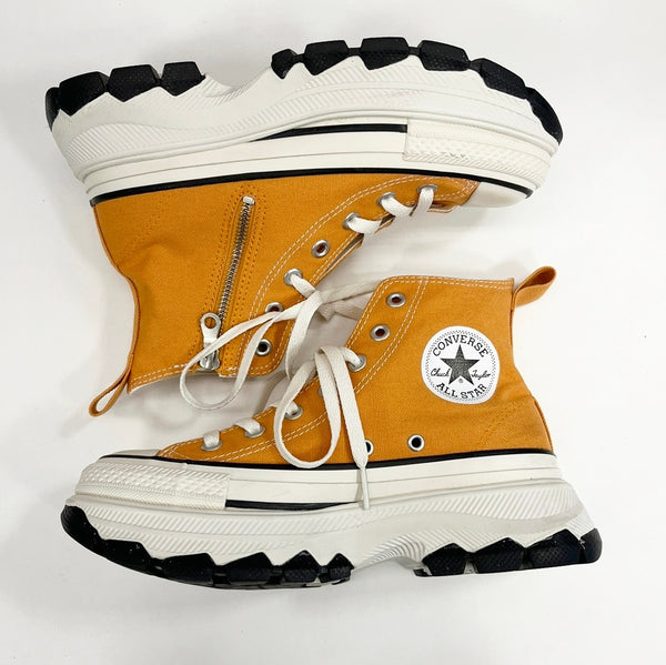 コンバース CONVERSE TREKWAVE Z HI トレックウェーブ 厚底  1SD978 レディース靴 スニーカー オレンジ 24cm 101sh-2139