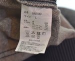 ナインティナインティ 9090 King Logo Vintage Denim Hoodie ロゴ デニムパーカー NN1540 ジャケット ブラック Lサイズ 103MT-2907