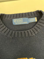 ラルフローレン RalphLauren POLO RALPH LAUREN コットンニット セーター ポロベア 紺 200011663 セーター ネイビー Mサイズ 101MT-5305