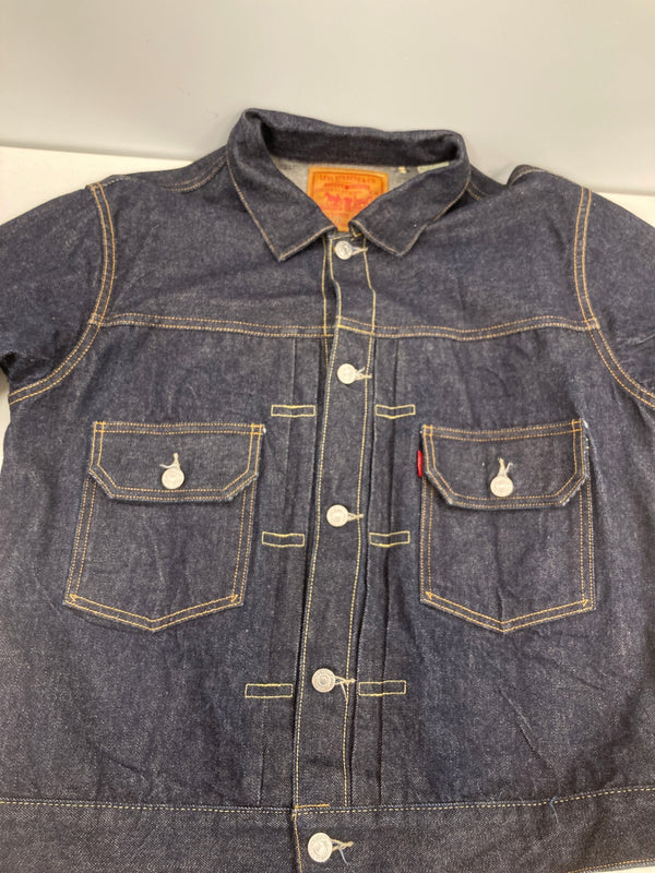 リーバイス Levi's VINTAGE CLOTHING LVC 507XX 2nd 復刻1953年モデル TYPE II デニム ジャケット オーガニックコットン 日本製 70507-0066 44 ジャケット ブルー LLサイズ 101MT-3530