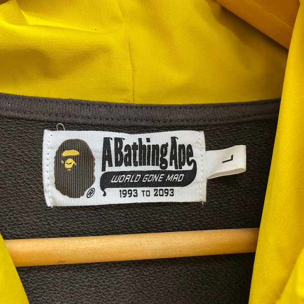 ア ベイシング エイプ A BATHING APE 20AW SHARK PULLOVER HOODIE 001PPF201024X パーカ グレー Lサイズ 201MT-3886