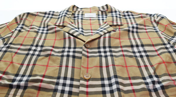 バーバリー Burberry BURBERRY LONDON ENGLAND バーバリーロンドンイングランド 21SS ノバチェック 半袖 開襟 シャツ 8025821 半袖シャツ マルチカラー Lサイズ 103MT-3017
