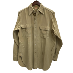 【曜日割引対象外】 ヴィンテージ vintage 40's 50's PACEMAKER  Work Shirts 長袖シャツ ベージュ 201MT-4420 VB