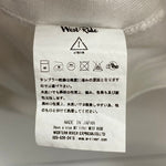 ウエストライド WESTRIDE HARDLY-DRIVEABLE VINTAGE RACING RAYON HALF ZIP 長袖カットソー ホワイト 40サイズ 201MT-4165