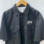 ディッキーズ Dickies RHC Ron Herman THE HIGH PRFORMERS ワークシャツ 231M20RH01 半袖シャツ ブラック Lサイズ 201MT-4327