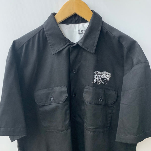 ディッキーズ Dickies RHC Ron Herman THE HIGH PRFORMERS ワークシャツ 231M20RH01 半袖シャツ ブラック Lサイズ 201MT-4327