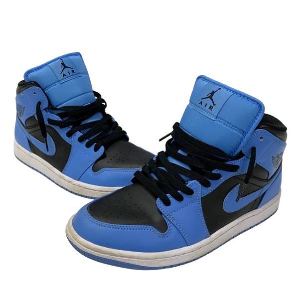 ナイキ NIKE AIR JORDAN 1 MID UNIVERSITY BLUE DQ8426-401 メンズ靴 スニーカー ブルー 26.5cmサイズ 201-shoes1364