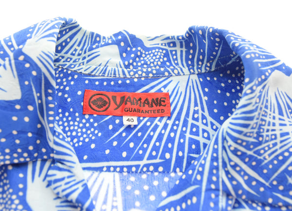ヤマネ YAMANE エヴィス EVISU 和柄 アロハシャツ オープンカラー シャツ 40 半袖シャツ 103MT-2815