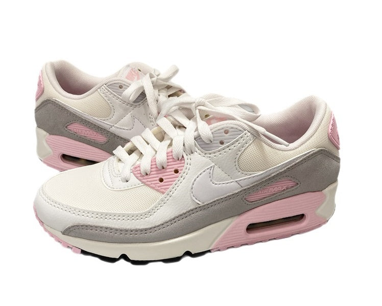 ナイキ NIKE AIR MAX 90 ウィメンズエアマックス90 白×ピンク FN7489-100 レディース靴 スニーカー ホワイト 24cm  101-shoes1598 | 古着通販のドンドンサガール