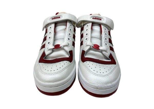 アディダス adidas 02年製 FORUM LO PAT MX フォーラム ロー デッドストック バスケ シューズ 白 赤 147086 メンズ靴 スニーカー ホワイト 27cm 104S-989