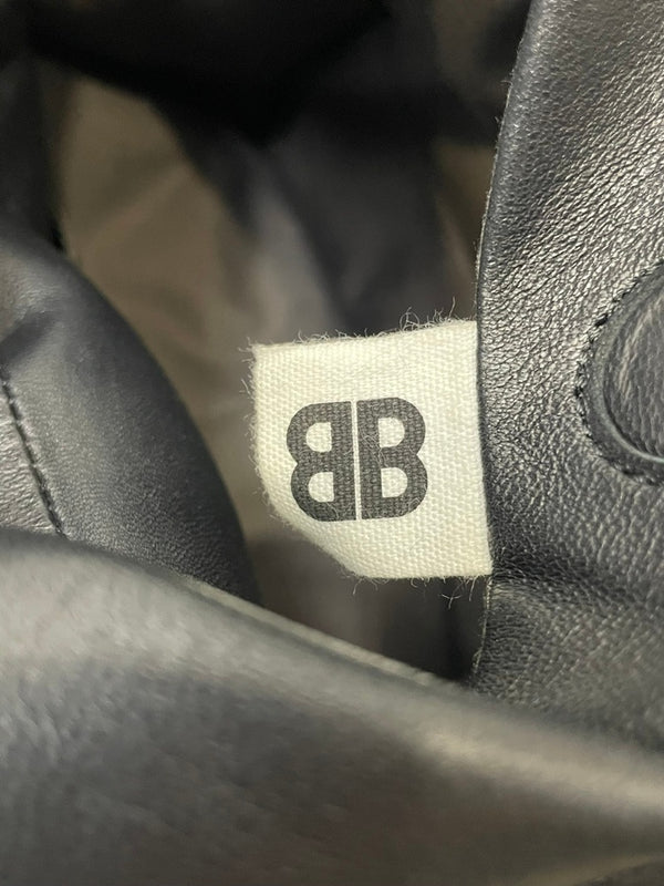 バケットバゲージ Bucket Baggage Puff Cube Medium シープレザー ハンドバッグ レディース ブラック 601bag-9