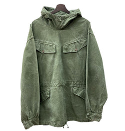 ミリタリー Military 50's 60's French Army VINTAGE ヴィンテージ フランス軍 ユーロ アルパインスモック パーカー 緑 サイズ不明 ジャケット 無地 グリーン 104MT-403