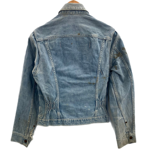 ラングラー Wrangler 50's 50年代 BLUE BELL ブルーベル 縦ベル 11MJZ GRIPPER ZIPPERGジャン デニムジャケット Vintage ヴィンテージ - ジャケット ブルー 101MT-4362