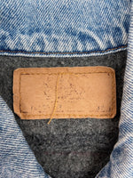 リーバイス Levi's DENIM JACKET デニム ジャケット Gジャン ブランケット 裏715 アウター USA製 インディゴ 青 サイズ 38 ジャケット 無地 ブルー 104MT-1793