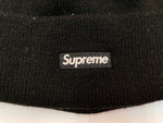 シュプリーム SUPREME 22AW S LOGO BEANIE ロゴ ビーニー New Era ツノ ニット帽 帽子 黒 帽子 メンズ帽子 ニット帽 ロゴ ブラック 104H-45