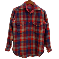 【曜日割引対象外】 ヴィンテージ vintage 60's ペンドルトン Pendleton ウール 長袖シャツ レッド Mサイズ 201MT-4193 VB