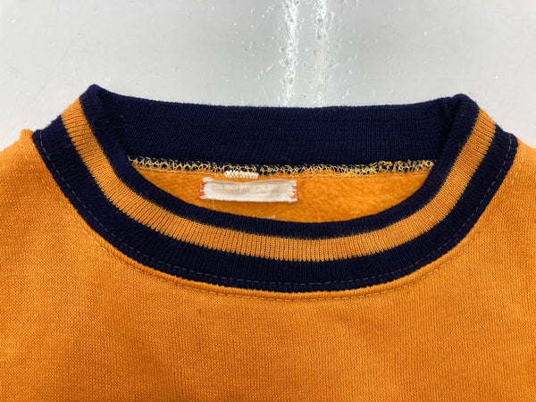 US古着 US Keith Sykes キース・サイクス sweatshirt 半袖スウェット ラインリブ スウェット プリント オレンジ 104MT-1481