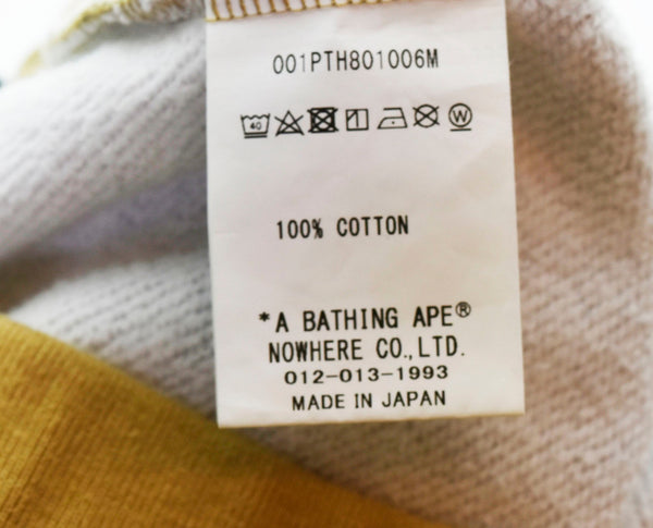 アベイシングエイプ A BATHING APE カモ柄 スウェットパンツ カーキ 001PTH801006M ボトムスその他 カーキ Mサイズ 103MB-183