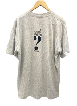 バンドTシャツ BAND-T 90s 90's オアシス OASIS What’s The Story Morning Glory Vintage ヴィンテージ 袖シングル 古着 XL Tシャツ プリント グレー LLサイズ 101MT-2539