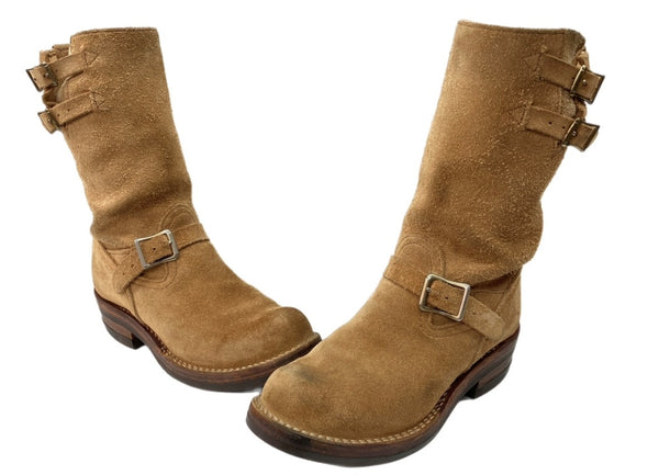 ウェスコ Wesco Custom Boss カスタム ボス スエード ブーツ ワーク ロング シューズ キャメル 茶 BE7700700 メンズ靴 ブーツ エンジニア ブラウン サイズ 9D 104S-748