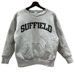 チャンピオン Champion 80's 80年代 REVERSE WEAVE リバースウィーブ ダブルフェイス ヴィンテージ トリコタグ 染み込み カレッジ SUFFIELD スウェット プリント グレー Mサイズ 104MT-1030