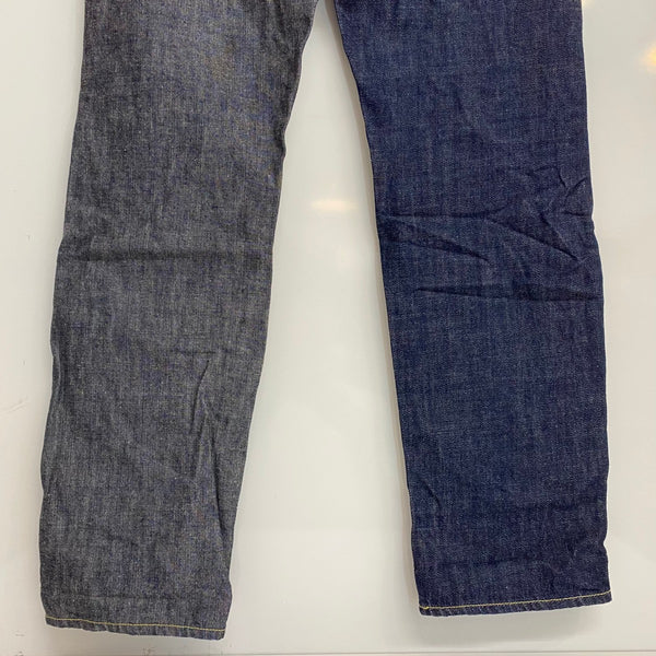 【曜日割引対象外】 キャピタル KAPITAL 2TONE HAPPY デニムパンツ 牛乳パック K1610LP194 デニム ブルー 34サイズ 201MB-988