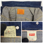 【曜日割引対象外】 リーバイス Levi's 90's 71507XX 日本製 95年製 赤耳 濃紺 ジャケット ブルー 40サイズ 201MT-4856 VB