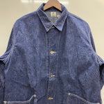 【曜日割引対象外】 BRAND tatsunosuke デニム カバーオール WWⅡ ジャケット ブルー 40サイズ 201MT-4770 VB