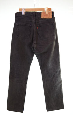 リーバイス Levi's USA製 90s ブラックデニム ストレートデニムパンツ 6501-0660 デニム ブラック 29 103MB-528