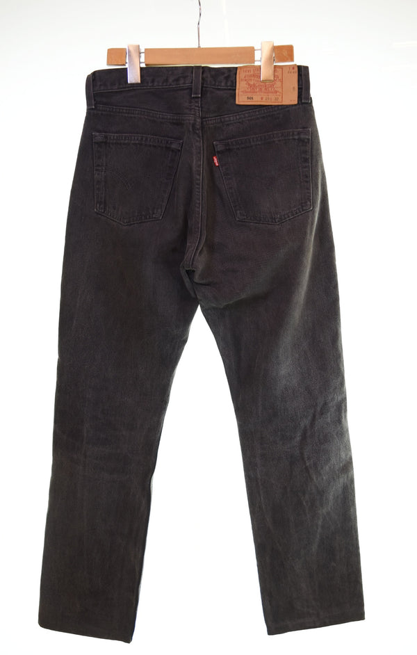 リーバイス Levi's USA製 90s ブラックデニム ストレートデニムパンツ 6501-0660 デニム ブラック 29 103MB-528
