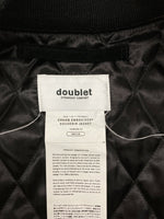 ダブレット doublet 16AW CHAOS EMBROIDERY SOUVENIR JACKET スーベニア ジャケット スカジャン ベロア アウター 黒 16AW02BL26 ジャケット 刺繍 ブラック Mサイズ 104MT-1067