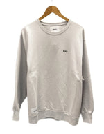 ダブルタップス WTAPS blank sweatshirt スウェットシャツ スウェット 長袖 カットソー ロゴ 裏ボア サイズ01 スウェット 無地 グレー 101MT-2378