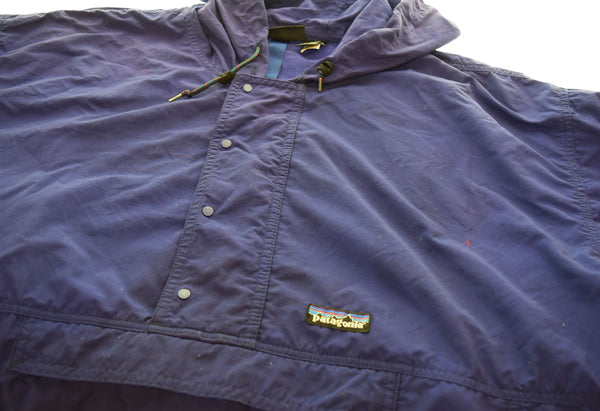 パタゴニア PATAGONIA anorak アノラック ロゴ 刺繍 プルオーバー パーカー 紫 27322 ジャケット パープル LLサイズ 103MT-2407