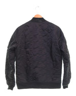 アベイシングエイプ A BATHING APE MA-1 キルティング フライトジャケット 001HJB801010X ジャケット ブラック Mサイズ 103MT-3174