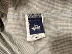 ステューシー STUSSY old stussy 90's ~ 00's made in usa チェックシャツ 格子柄 XL 半袖シャツ グレー LLサイズ 101MT-2830