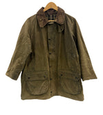 バブアー BARBOUR 90's 90年代 3ワラント GAMEFAIR ゲームフェア ワックス コットン オイルドジャケット ハーフコート VINTAGE ヴィンテージ C42 ジャケット カーキ 101MT-5342