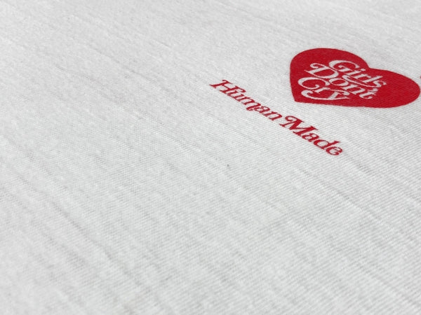 ヒューマンメイド HUMAN MADE × Girls Don’t Cry ガールズ ドント クライ VALENTIN'S DAY T-SHIRT バレンタイン Tシャツ Tシャツ プリント ホワイト Lサイズ 104MT-1732