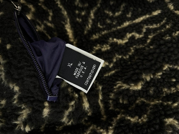 パタゴニア PATAGONIA 90s 95年製 Vintage ヴィンテージ USA製 マリ柄 コンドル リバーシブル グリセードジャケット フリース ボア プルオーバー 29361 XL ジャケット ネイビー LLサイズ 101MT-4739