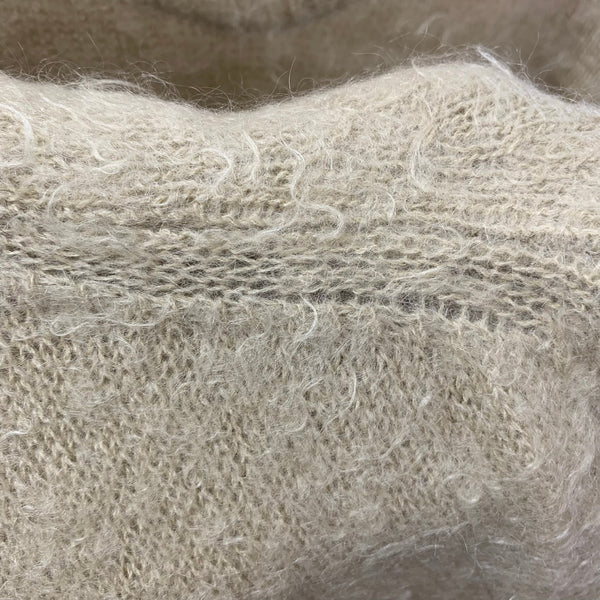 オーラリー AURALEE BRUSHED SUPER KID MOHAIR KNIT P/O A21AP01KM セーター ベージュ 4サイズ 201MT-4541