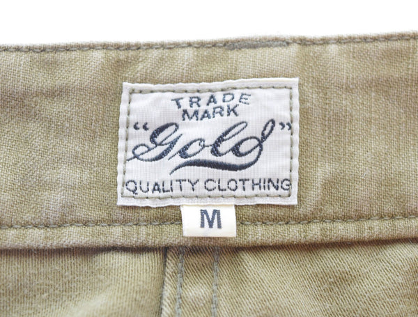 ゴールド gold HEAVY BACKSATIN U.S.A.F. UTILITY PANTS GL41940 チノパン カーキ Mサイズ 103MB-531