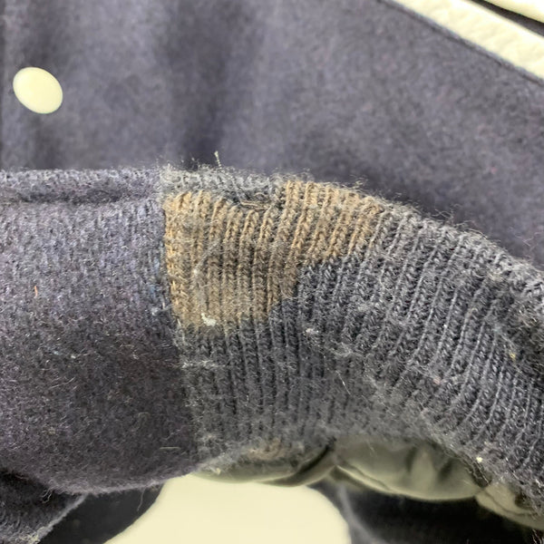 バトウィン BUTWIN スタジャン ジャケット ネイビー Lサイズ 201MT-4372