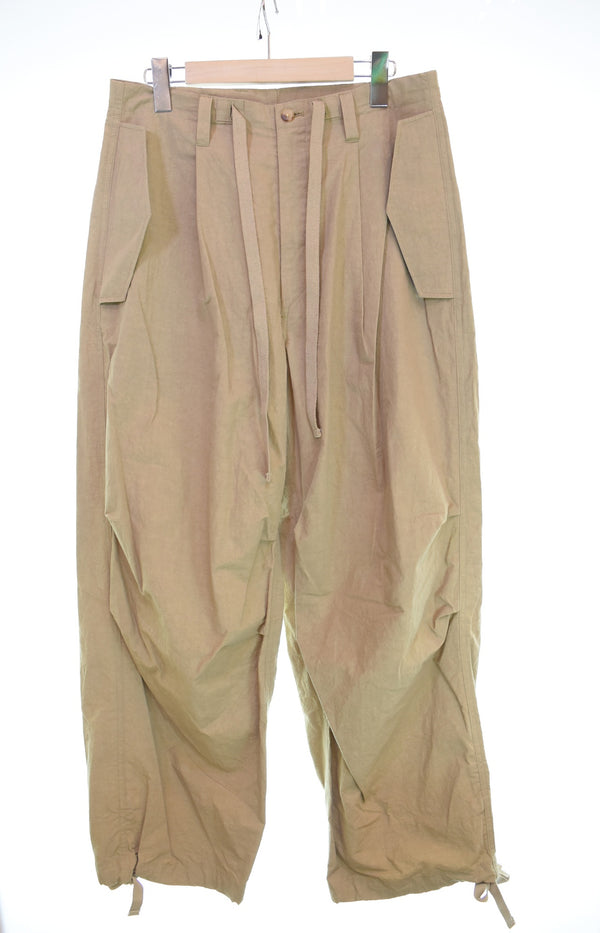 シュタイン Stein OVER TROUSERS リネン カーゴ パンツ ST. 368 ボトムスその他 ブラウン Sサイズ 103MB-657