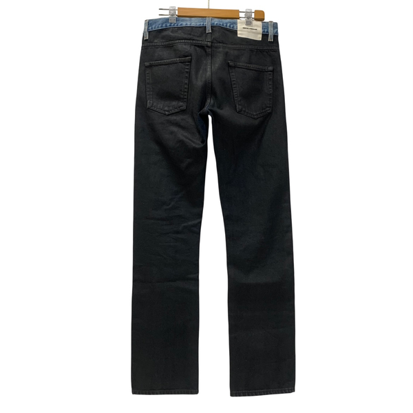 ヘロンプレストン HERON PRESTON コーティングデニムパンツ ジーンズ 切替 HMYA010F20DEN003 デニム ブラック 30サイズ 201MB-1051