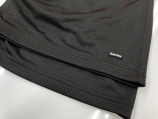 シュプリーム SUPREME 25SS Small Box Baggy Mesh Short スモール ボックス バギー メッシュ ショーツ 黒 ロゴ ハーフパンツ ブラック Sサイズ 104MB-300