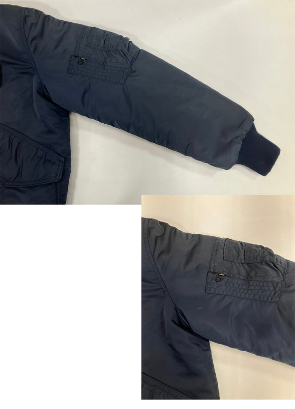 ミリタリー military 80’s 80年代 CORINTH MFG コリンス社製 MA-2 フライトジャケット EMAR ZIP SMALL ジャケット ブラック Sサイズ 101MT-5175