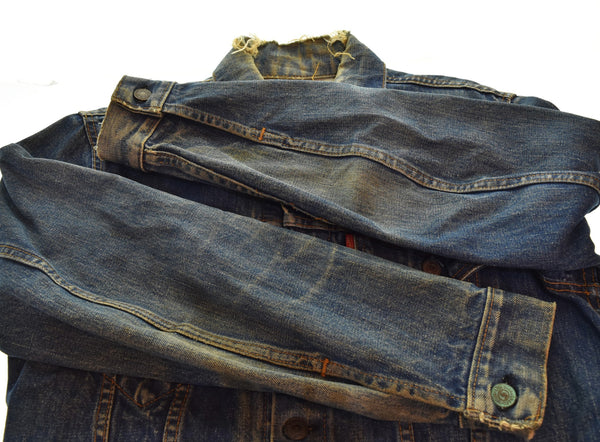 リーバイス Levi's 60's 70505 ケアタグ付き BIG E 4th 60年代 ボタン裏 526 DENIM TRUCKER JACKER デニム トラッカー ジャケット Gジャン  ジャケット ブルー 103MT-3393
